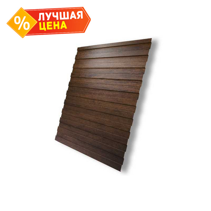Профлист Grand Line C8A Print-double Premium 0.45 мм Antique Wood
