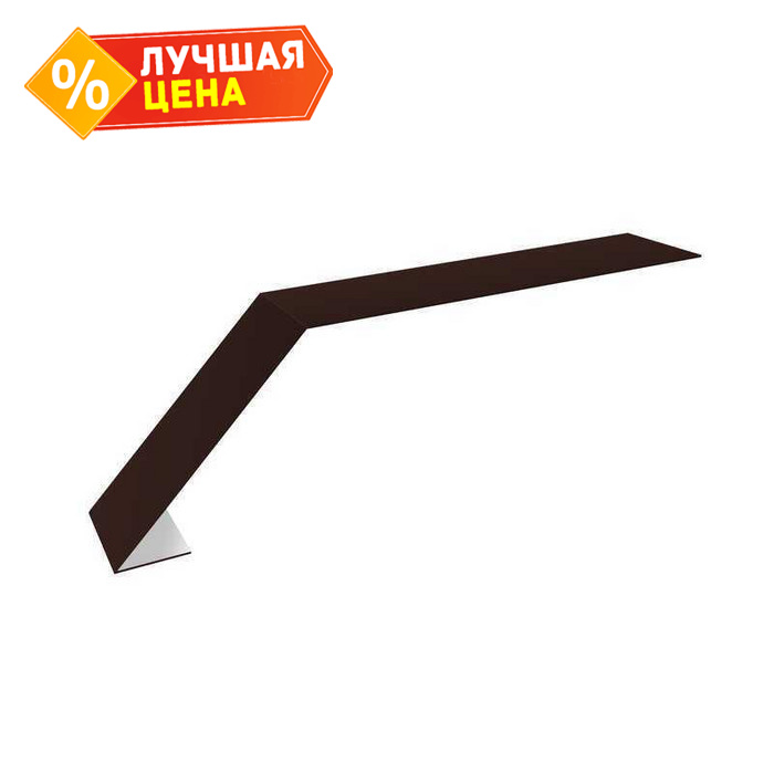 Планка капельник 100х60 0,45 Drap ST RAL 8017 шоколад