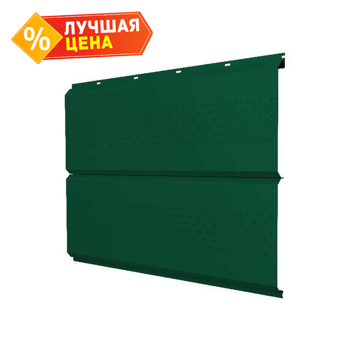 Софит ЭкоБрус new c перфорацией 0,5 Satin RAL6005 зеленый мох