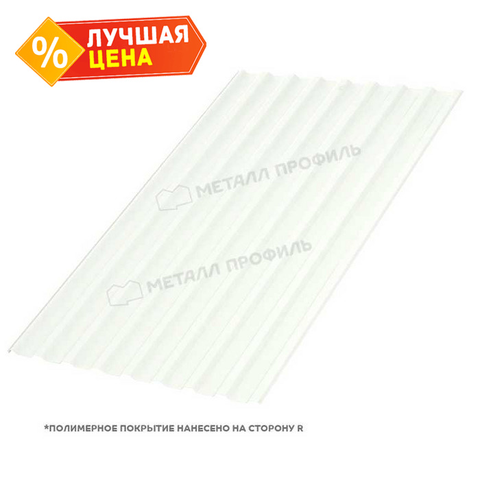 Профлист Металл-Профиль МП-20 Полиэстер 0.4 мм RAL 9003 Белый