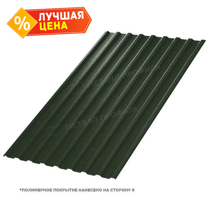 Профлист Металл Профиль МП-20 0,5 VikingMP® E RAL 6007 Бутылочно-зеленый | B