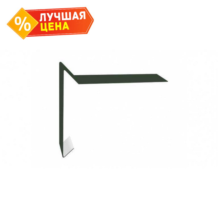 Планка ветровая для мягкой кровли 100х20х70 0,45 PE с пленкой RAL 5002 ультрамариново-синий