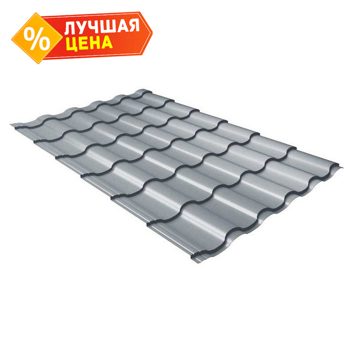 Металлочерепица Grand Line Kredo (Кредо) 0,45 Drap RAL 7004