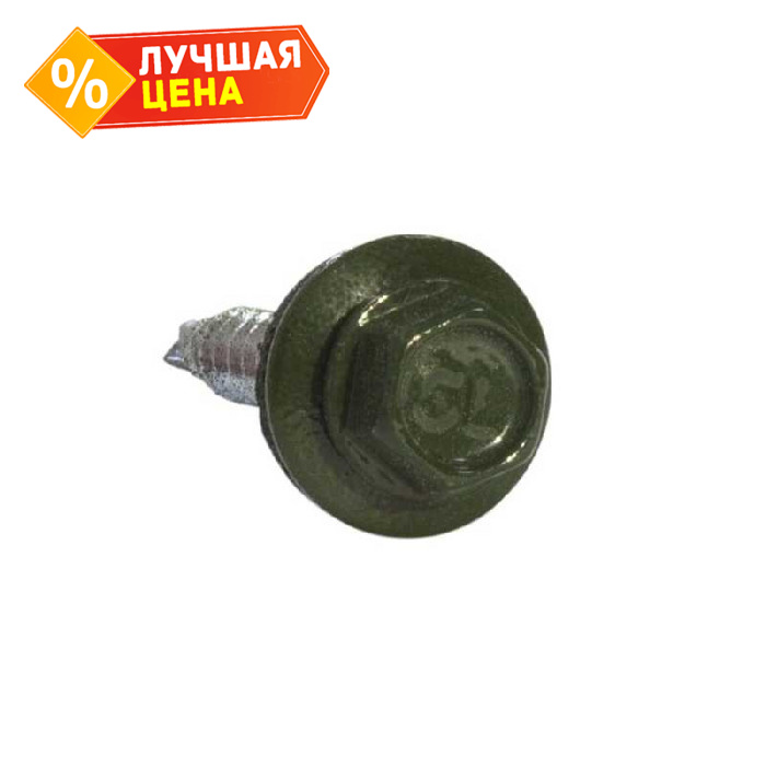 Саморез кровельный Daxmer 4,8х29 RAL 6020 (250) сверло №1