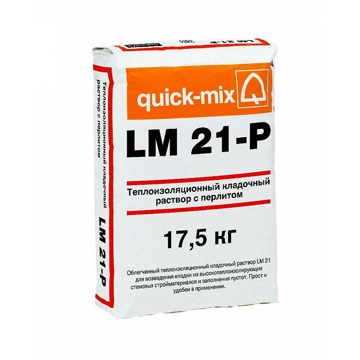 Теплоизоляционный кладочный раствор Leichtmauermörtel LM 21-P, Sievert
